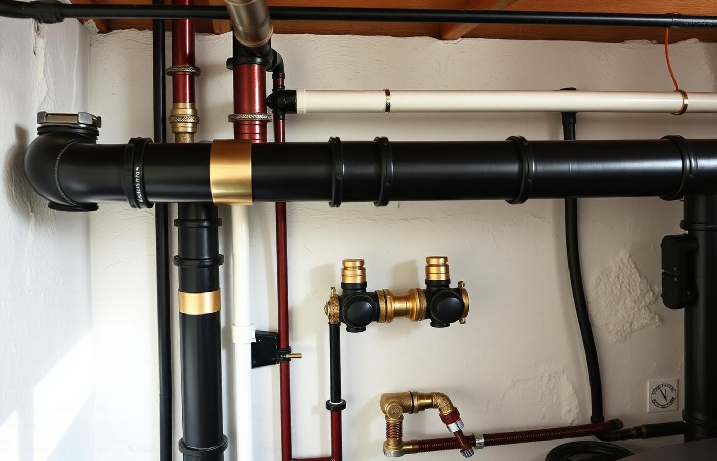 Rebuilt near-boiler piping on a steam boiler in West Allis
